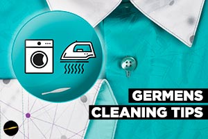 GERMENS textile care instructions for shirts and blouses
