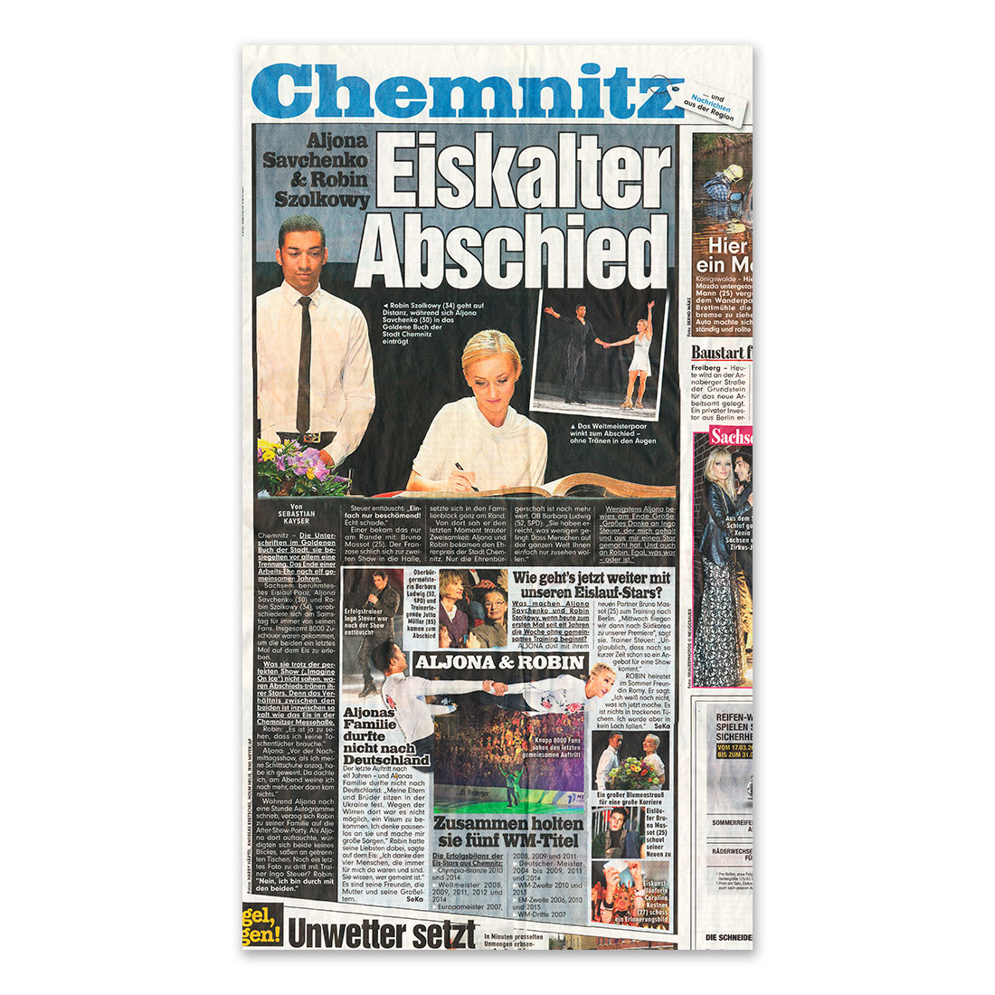 GERMENS artfashion - BILD Zeitung Chemnitz - 28.04.2014