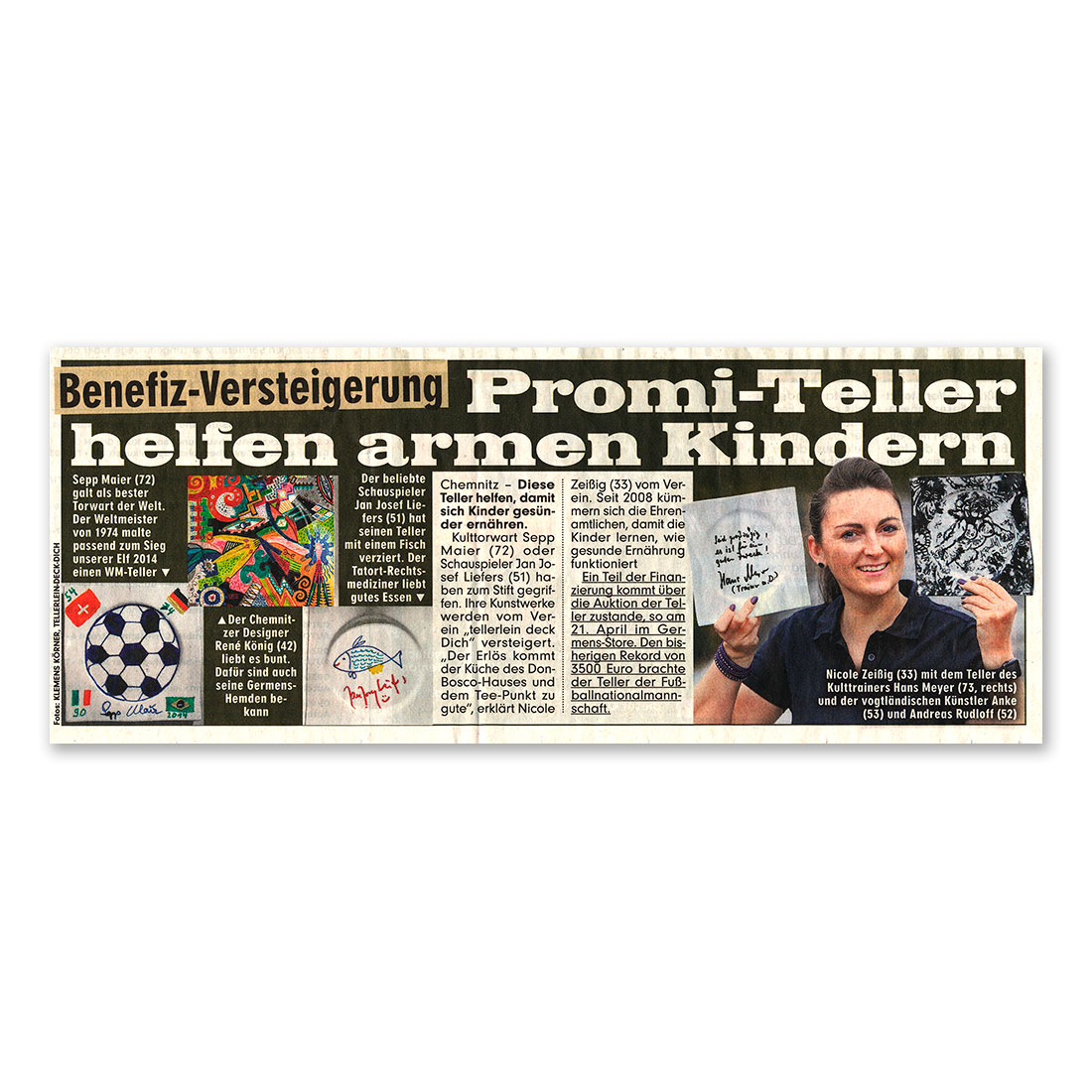GERMENS artfashion - BILD Zeitung Chemnitz - Mrz 2016