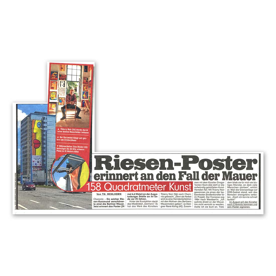 GERMENS artfashion - BILD Zeitung Chemnitz - 19.06.2014