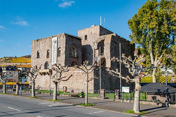 Die Brmserburg in Rdesheim am Rhein
