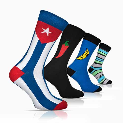 Bunte Socken in coolen Design fr Sie und Ihn