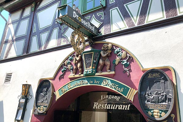 Drosselhof auf der Drosselgasse in Rdesheim am Rhein