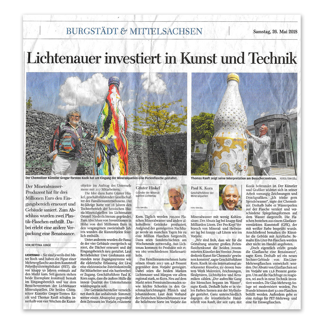 GERMENS artfashion - Freie Presse Chemnitz - 26.05.2018
