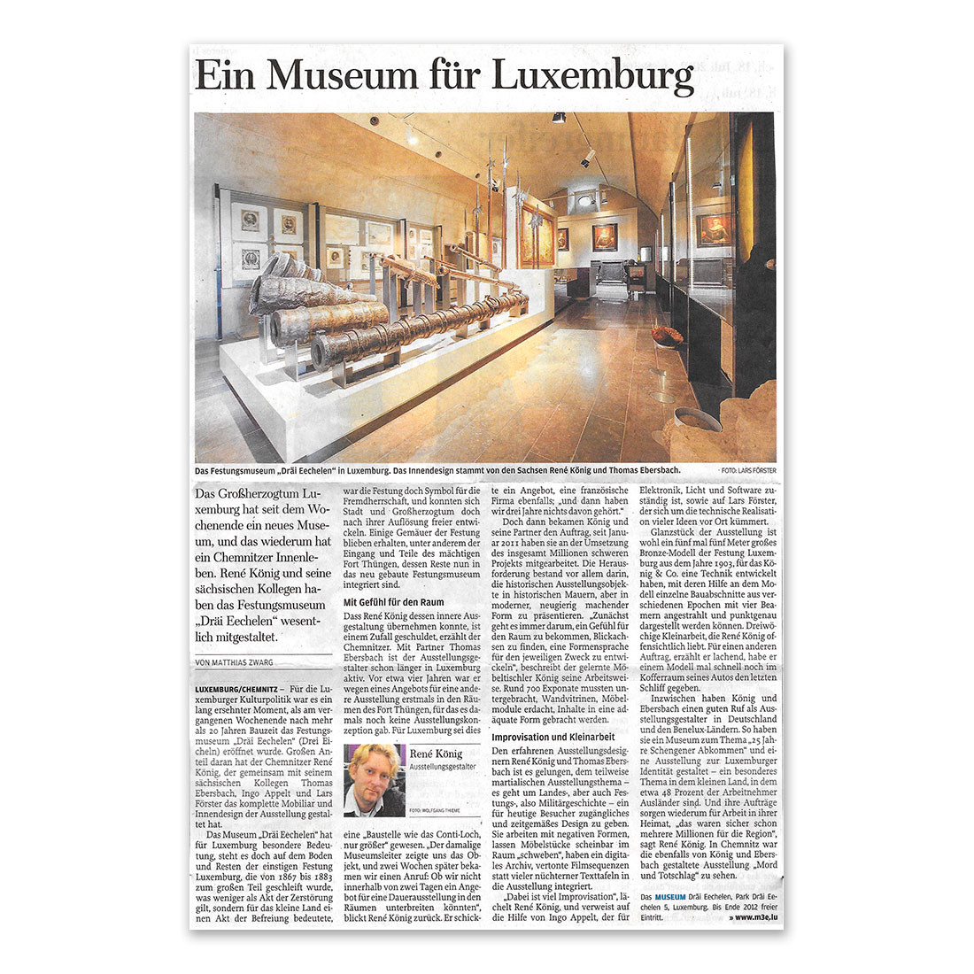 Ren Knig - Freie Presse Chemnitz - 18.02.2012