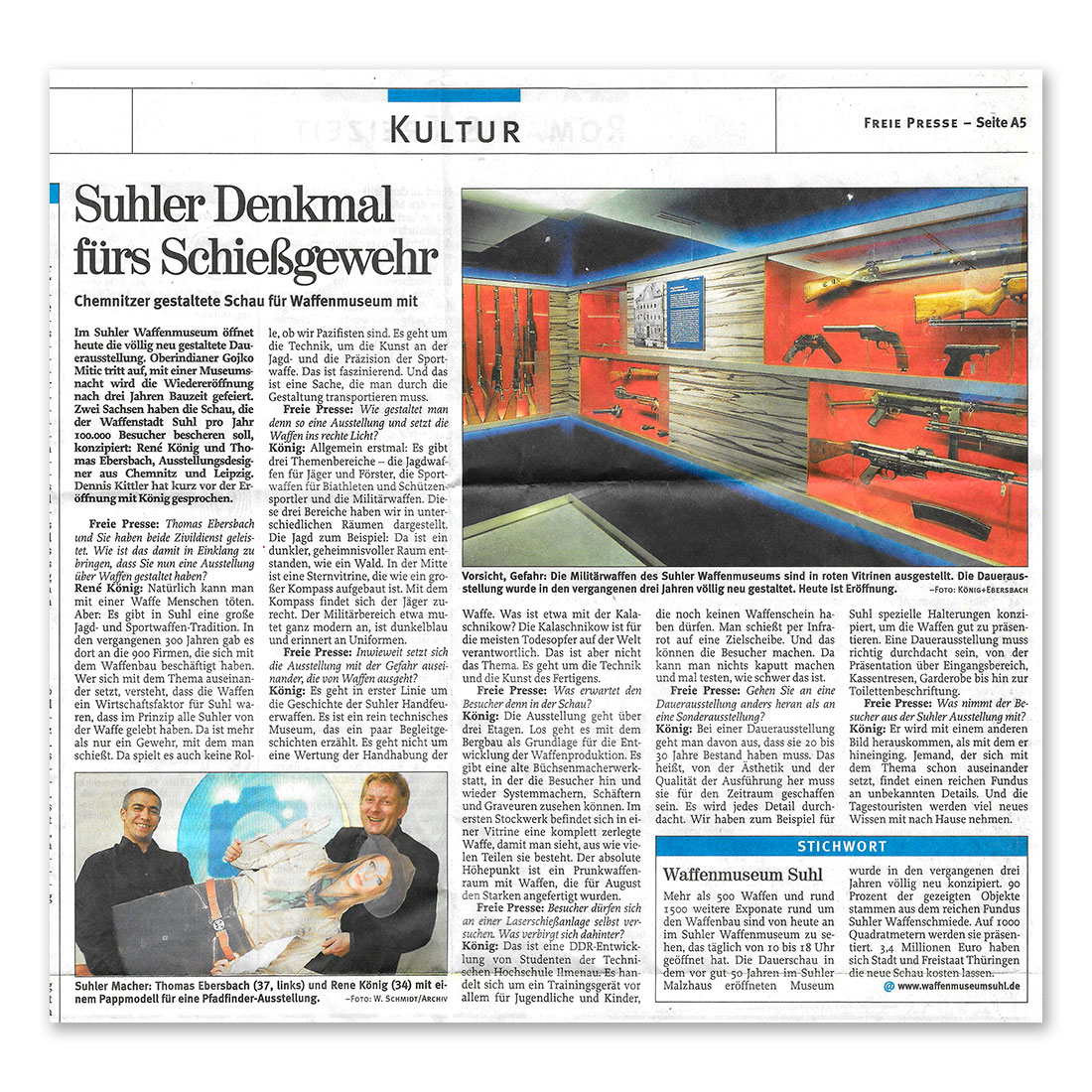 Ren Knig - Freie Presse Chemnitz - 2008