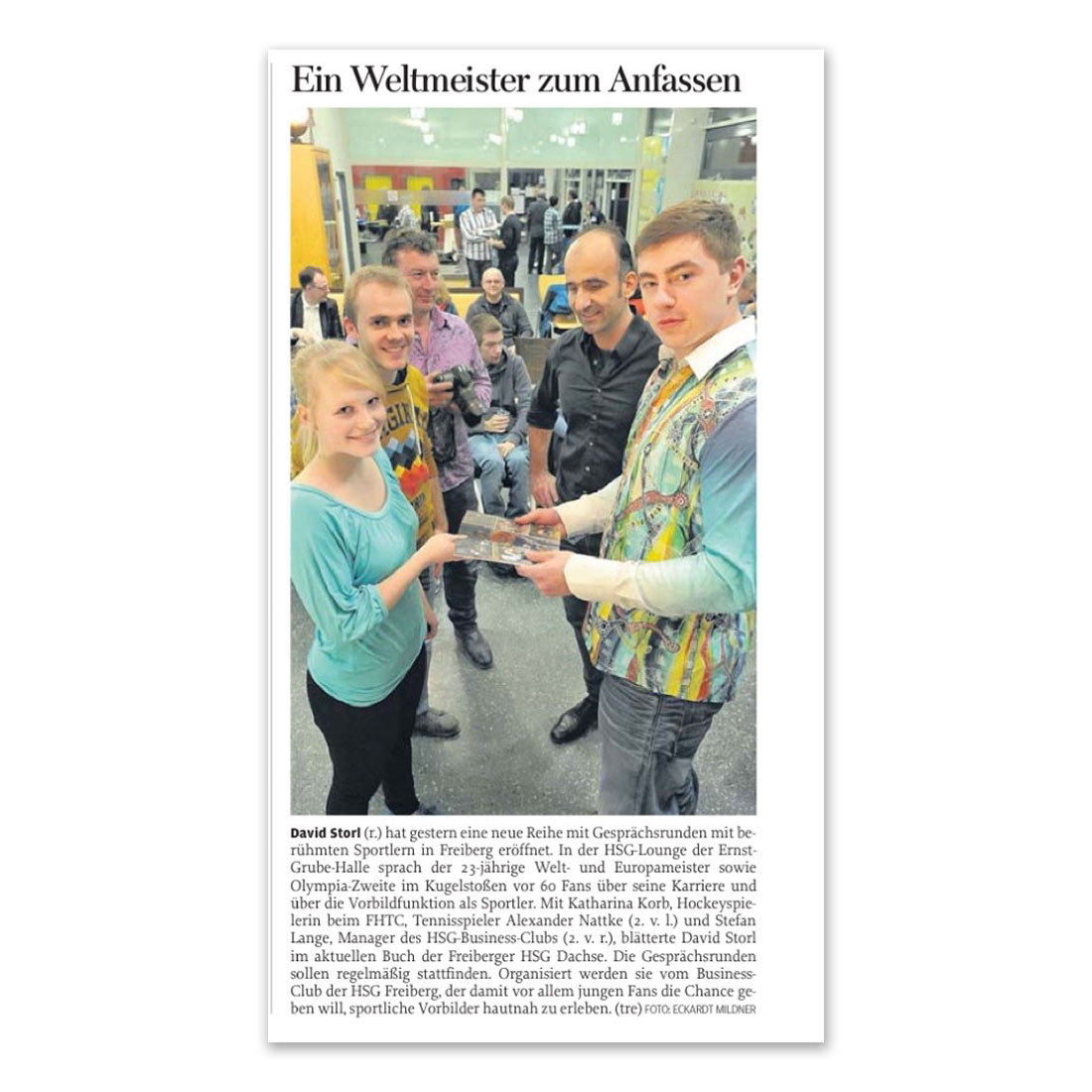 GERMENS artfashion - Freie Presse Chemnitz - März 2014