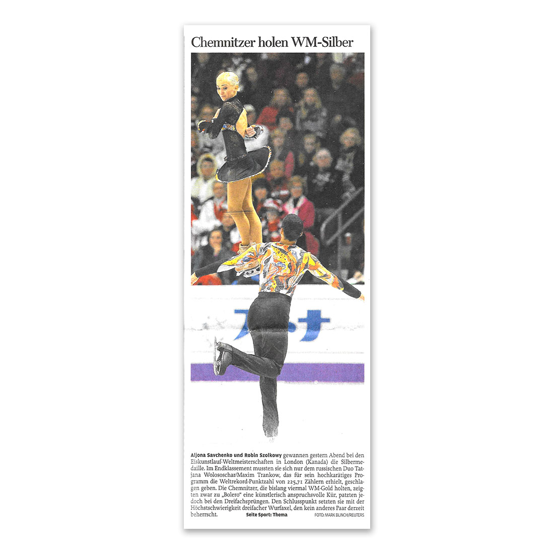 GERMENS artfashion - Freie Presse Chemnitz - 16.03.2013