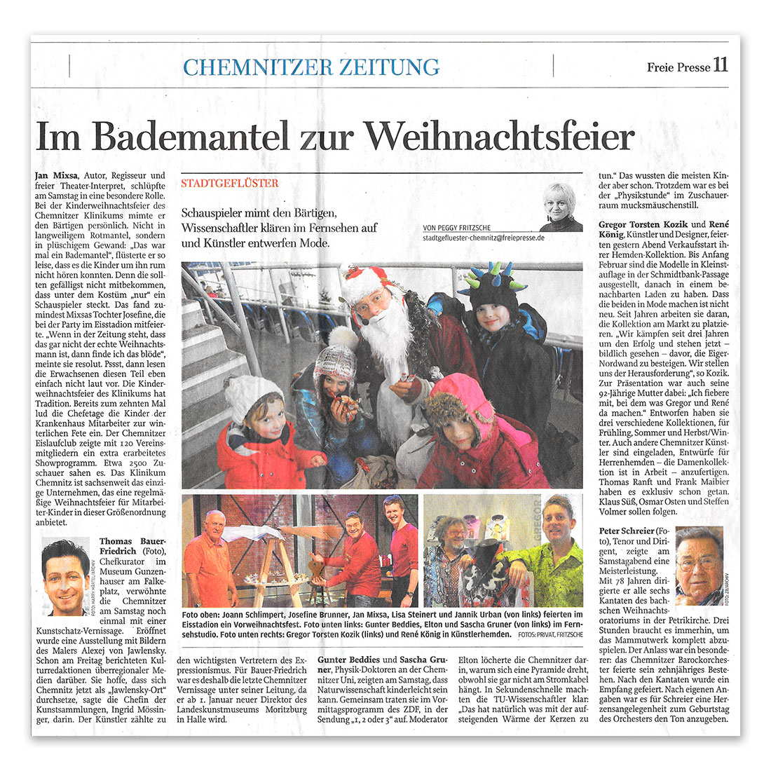 GERMENS artfashion - Freie Presse Chemnitz - 2013