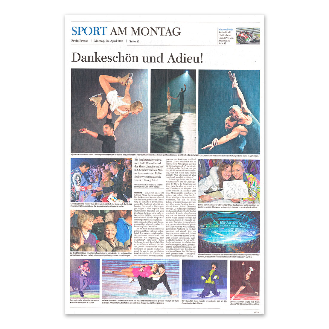 GERMENS artfashion - Freie Presse Chemnitz - 28.04.2014