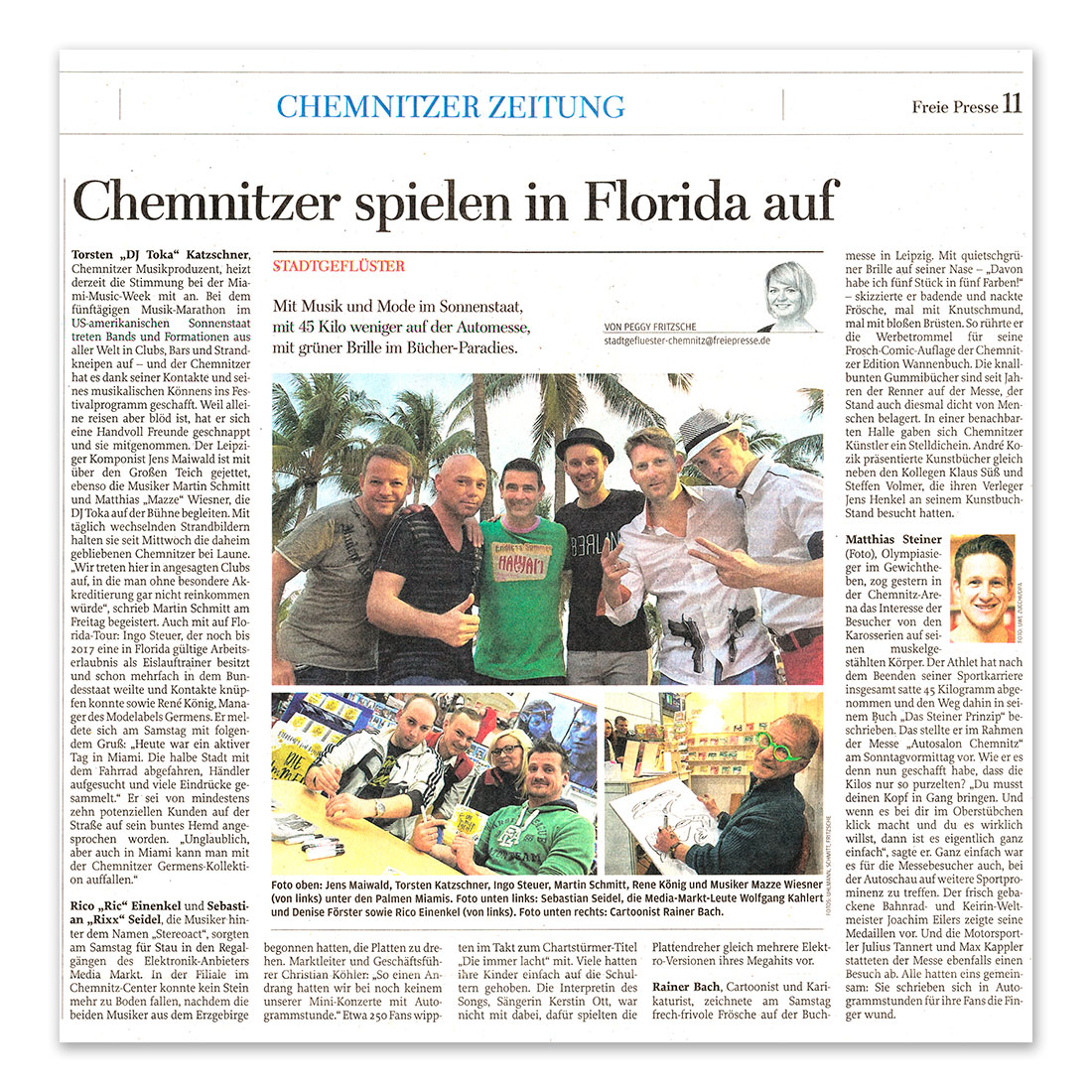 GERMENS artfashion - Freie Presse Chemnitz - 21.03.2016