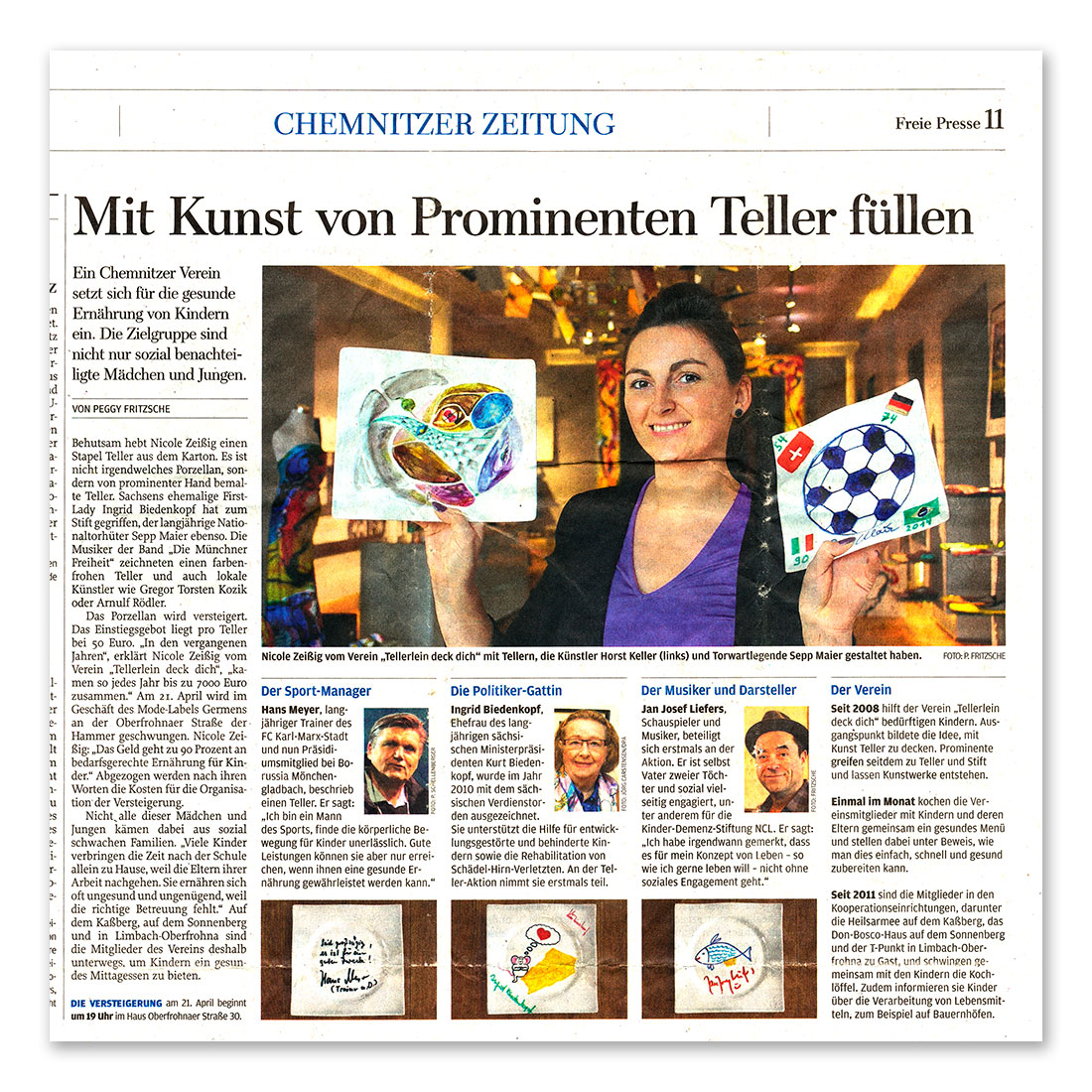GERMENS artfashion - Freie Presse Chemnitz - 29.03.2016