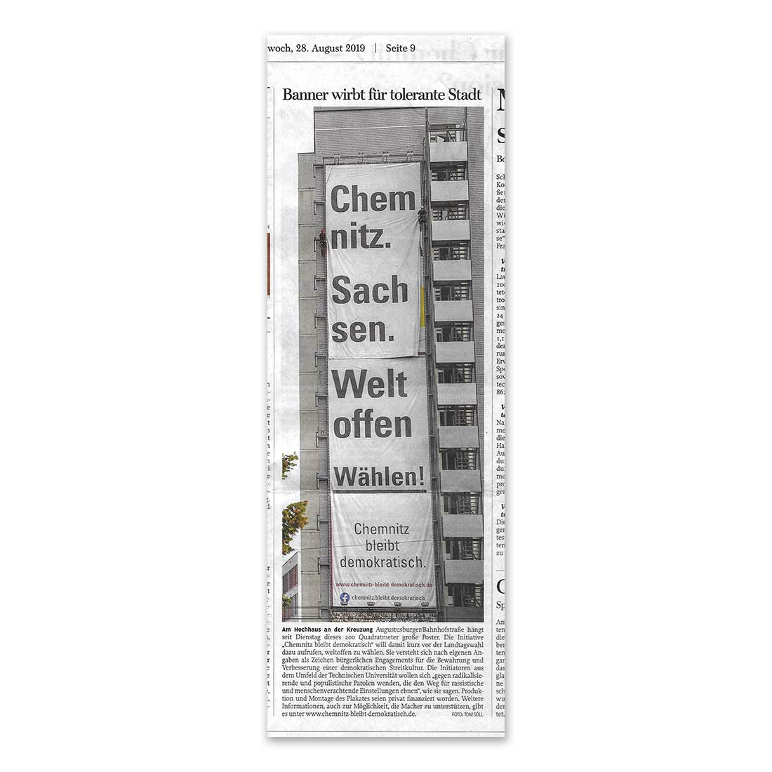 GERMENS artfashion - Freie Presse Chemnitz - 28.08.2019