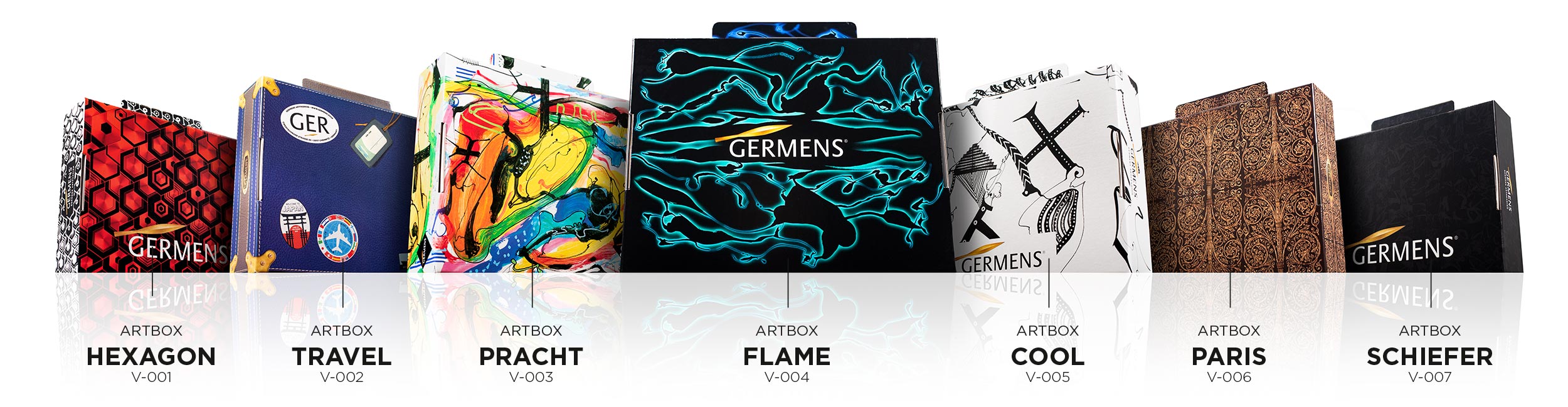 Die GERMENS Artboxen knnen auch leer bestellt werden