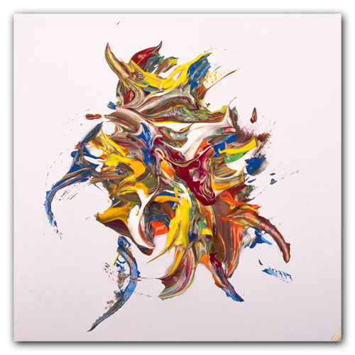 GERMENS Original artwork FLYING COLORS from Ren Knig