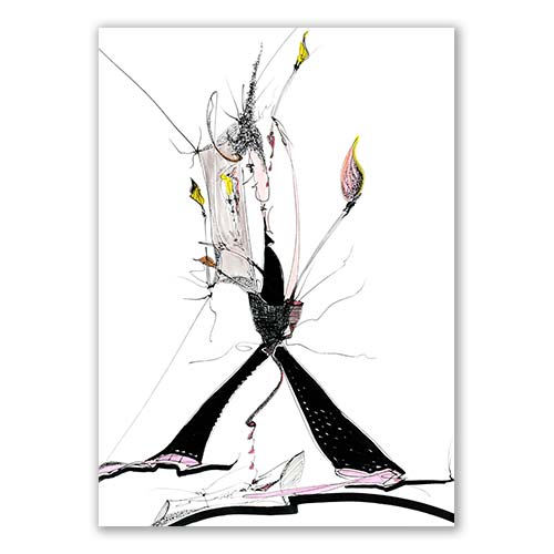 GERMENS Artwork LEBENSSPAGAT von der Knstlerin Steffi Schilling