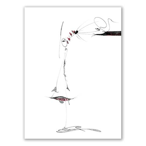 GERMENS Artwork LEBENSSPAGAT von der Knstlerin Steffi Schilling