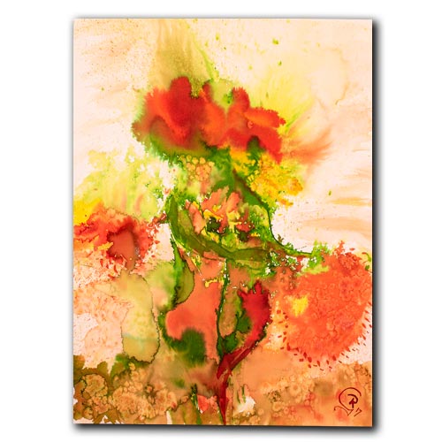 GERMENS Original artwork POPPYFLOPPY from Rita Goldschmidt