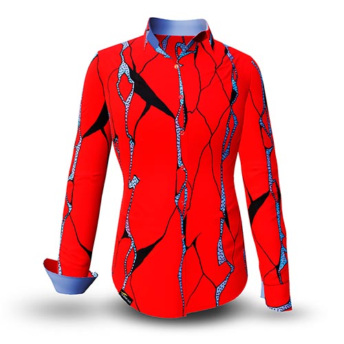 GERMENS Blouse ROTER FELS (240)