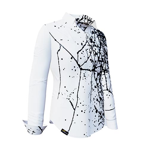 GERMENS Blouse SCHWARMABWEICHLER WEISS (220-1)