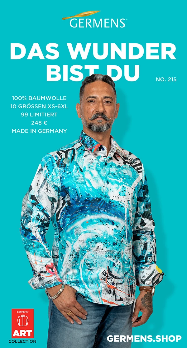 GERMENS Long-sleeved shirt "DAS WUNDER BIST DU"