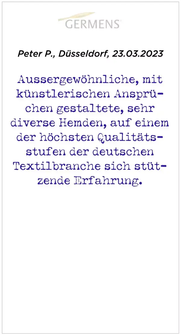 Customer reviews about GERMENS artfashion