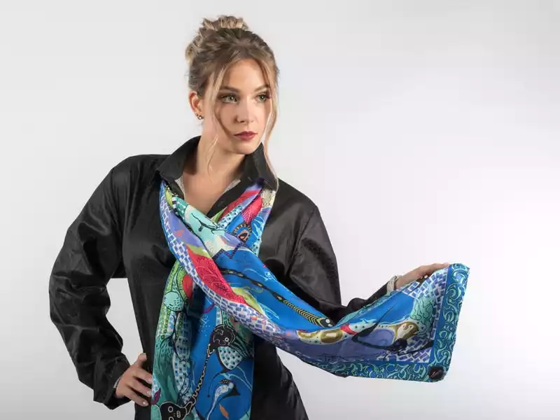GERMENS Ladies Silk Shawls