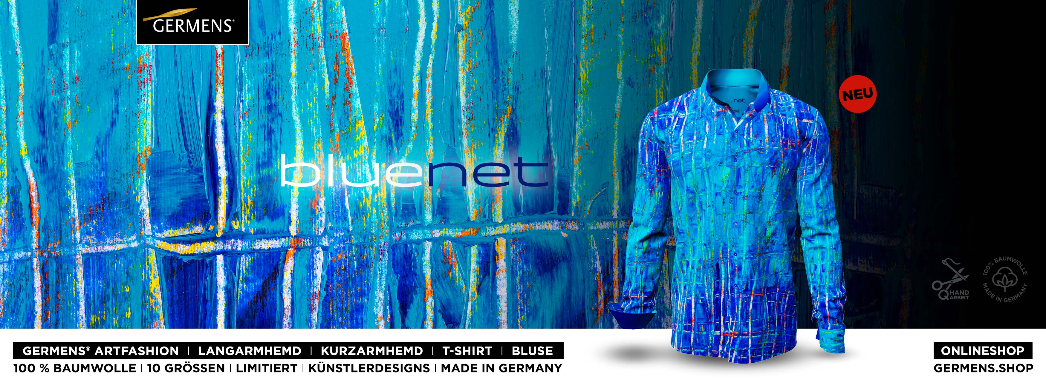 GERMENS® Design BLUENET (273) Shirts - Blouses - T-shirts