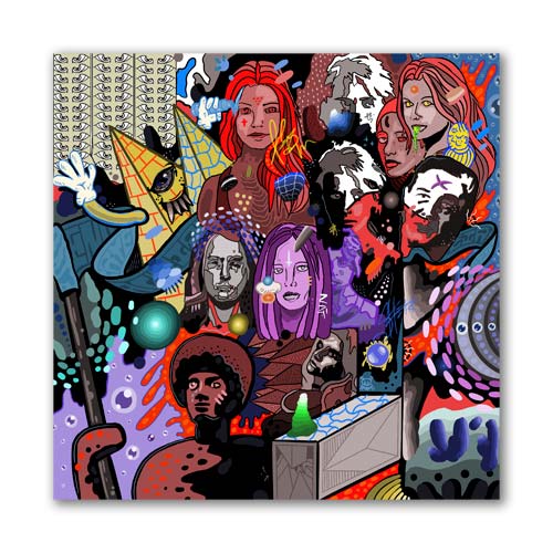 GERMENS® Original artwork CONTRA BANNED (236) from Jesse Jacobellis, Long Beach CA, USA