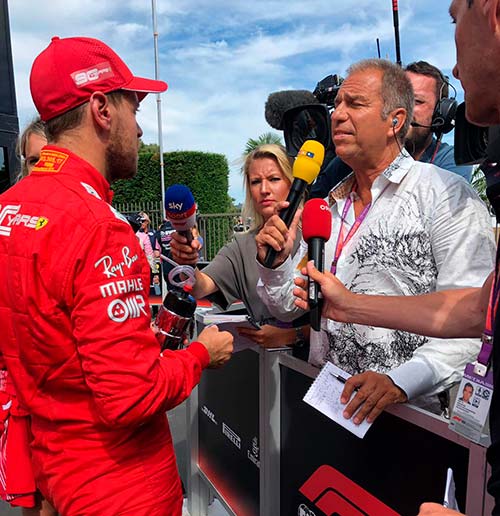Original GERMENS shirt DREAMER worn by Formula 1 presenter Kai Ebel