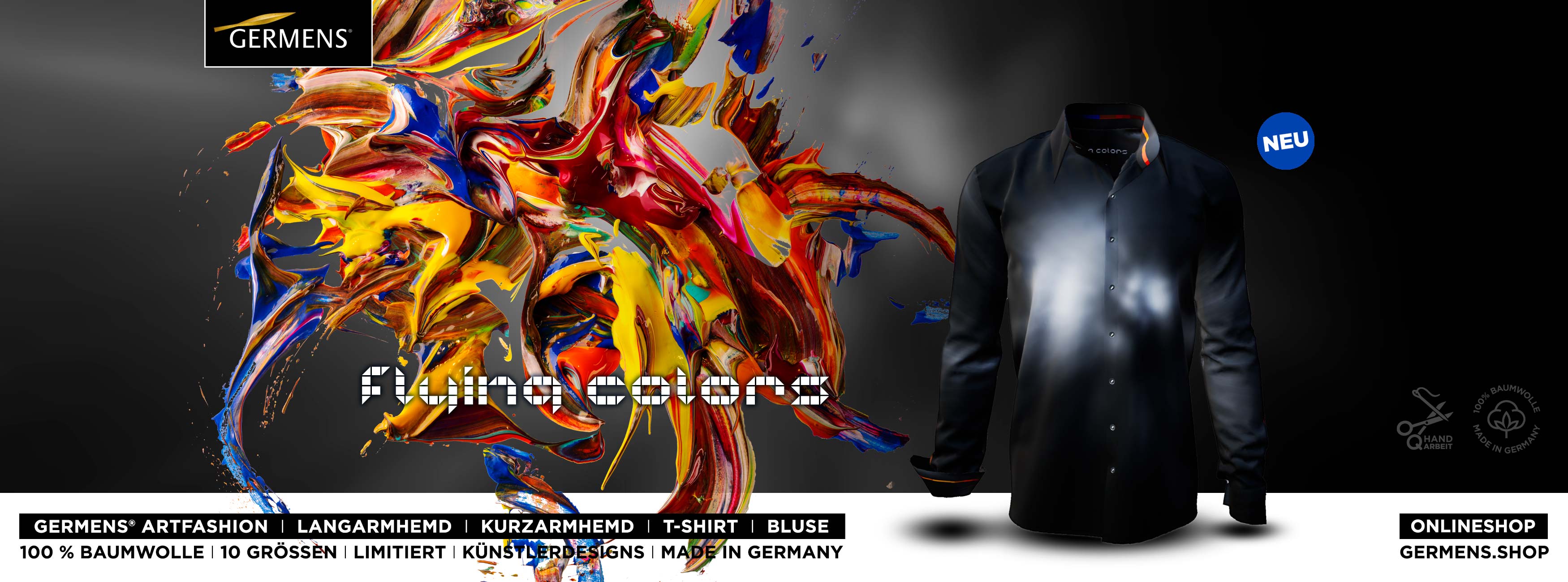 GERMENS Design FLYING COLORS (271) Shirts - Blouses - T-shirts