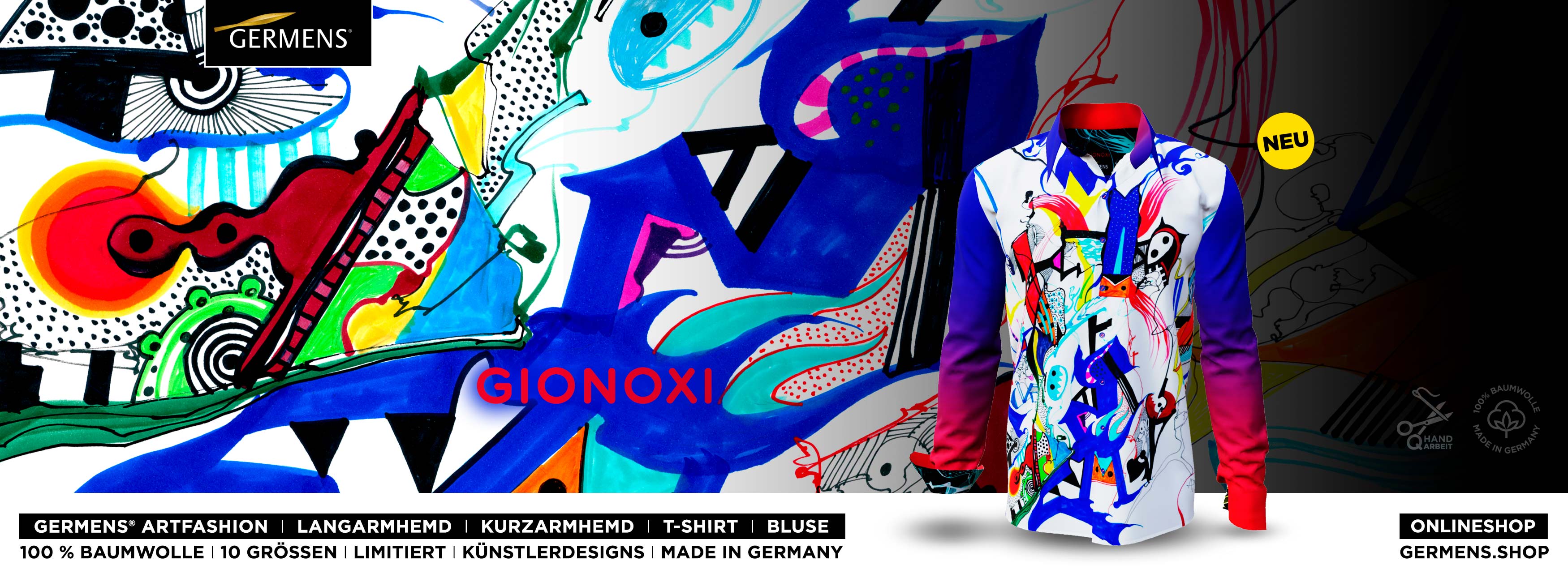 GERMENS® Design GIONOXI (244) Shirts - Blouses - T-shirts