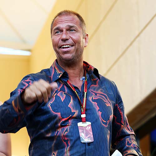 Original GERMENS Hemd LAVA getragen von Formel 1 Moderator Kai Ebel