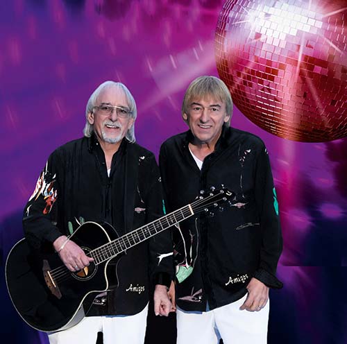 GERMENS Shirt LEBENSSPAGAT worn by the pop singers AMIGOS