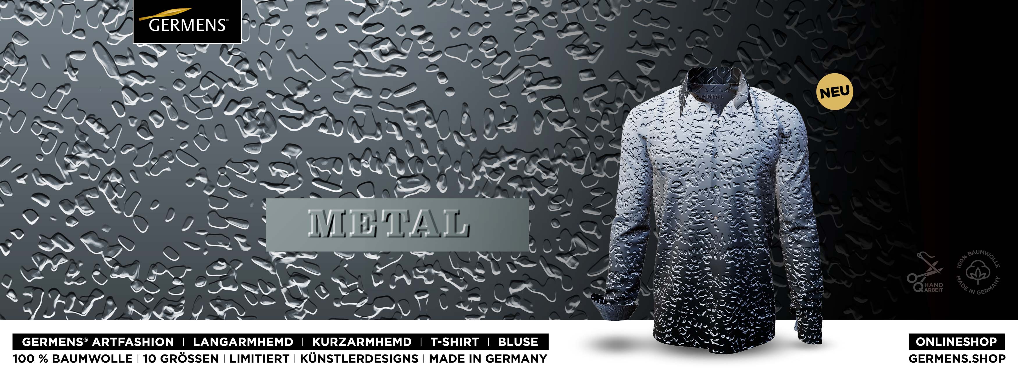 GERMENS® Design METAL (274) Shirts - Blouses - T-shirts