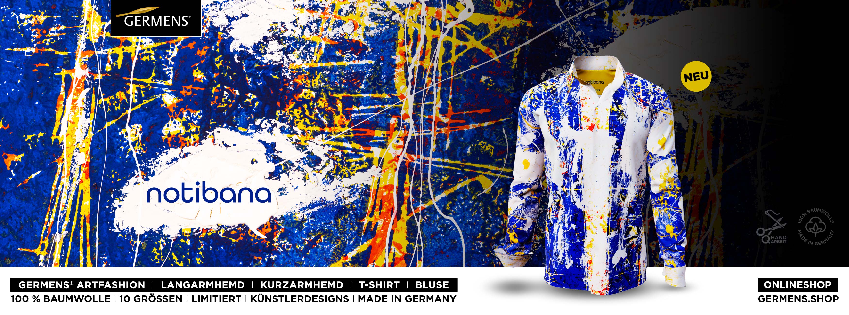 GERMENS Design NOTIBANA (238) Shirts - Blouses - T-shirts