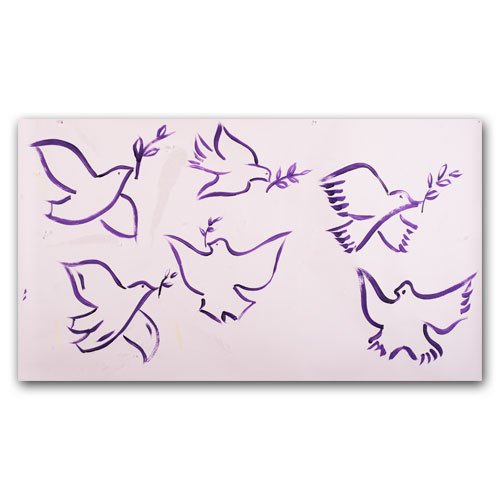 GERMENS Original artwork PEACE! (291) from Ren Knig