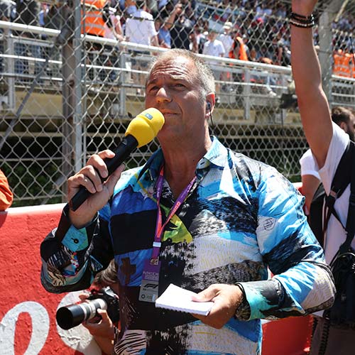 GERMENS Hemd PLUS getragen von Formel 1 Moderator Kai Ebel