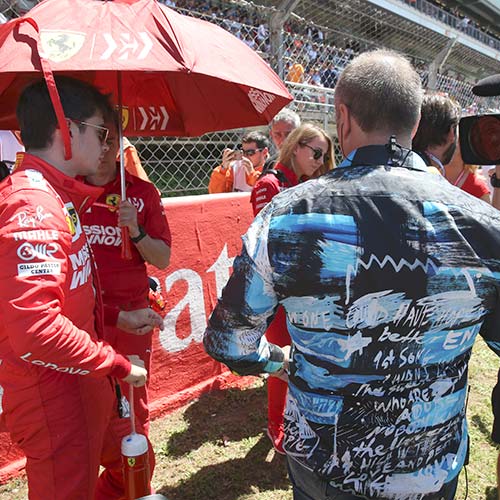 GERMENS Hemd PLUS getragen von Formel 1 Moderator Kai Ebel