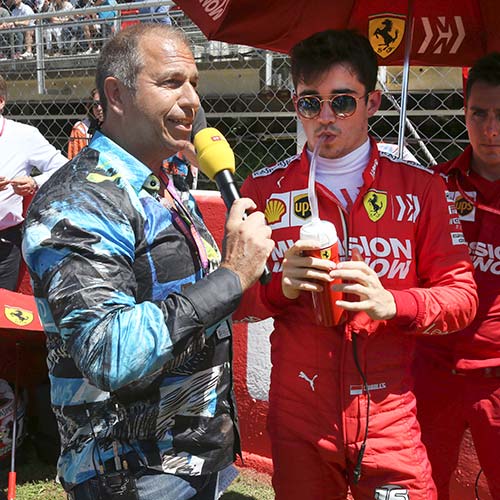 GERMENS Hemd PLUS getragen von Formel 1 Moderator Kai Ebel