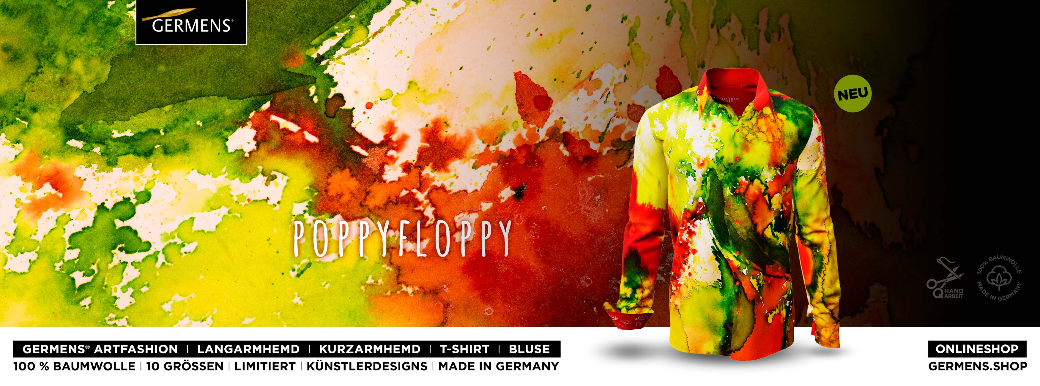 GERMENS® Design POPPYFLOPPY (258) Shirts - Blouses - T-shirts