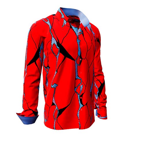 GERMENS Long-sleeved shirt ROTER FELS (240)