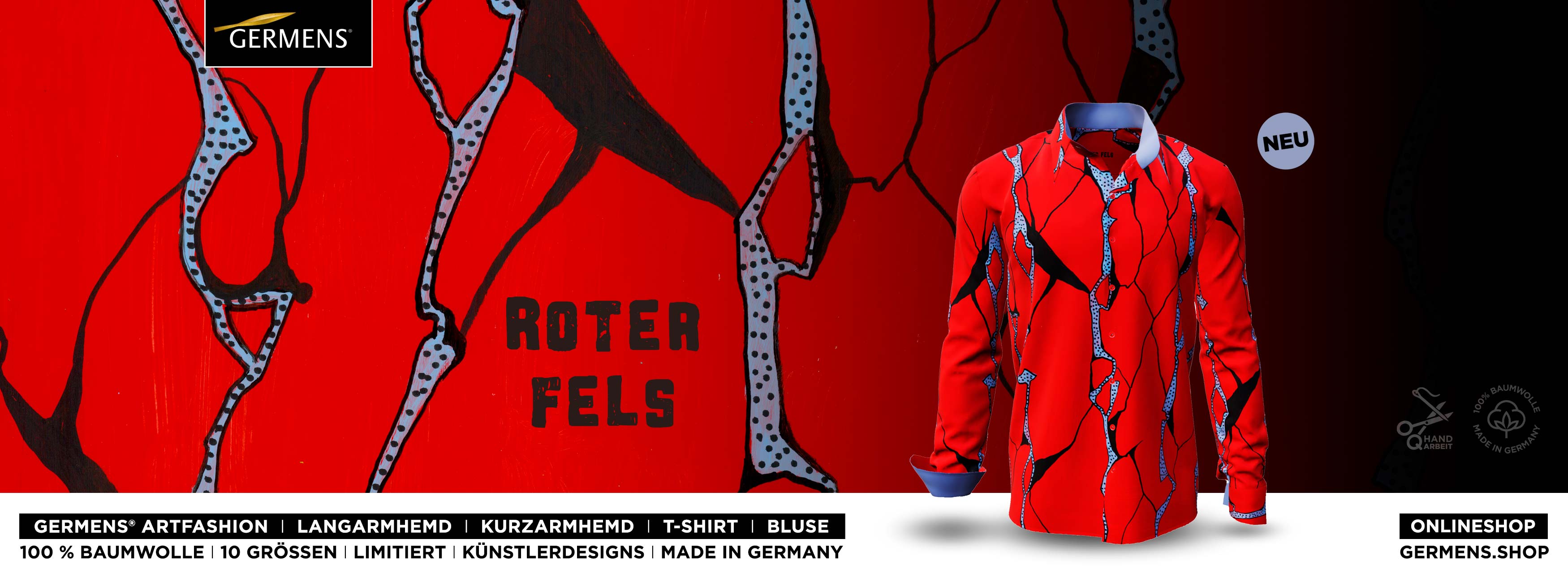 GERMENS Design ROTER FELS (240) Shirts - Blouses - T-Shirts