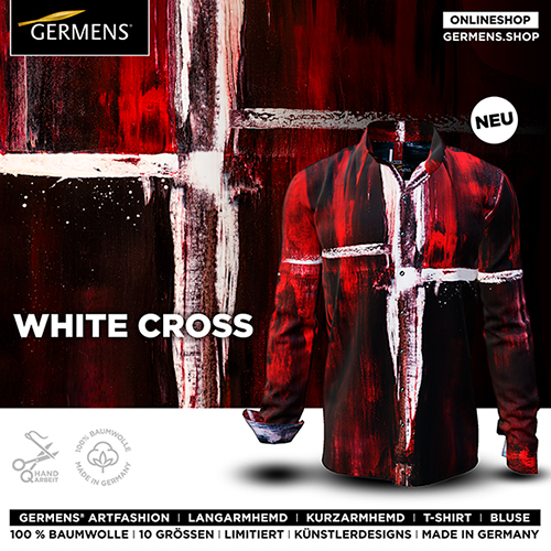 GERMENS-Design WHITE CROSS