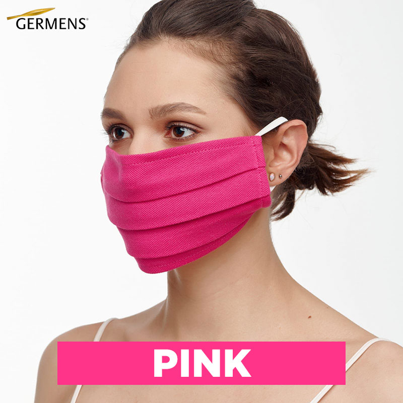 GERMENS Mund- und Gesichtsmasken Baumwolle PINK