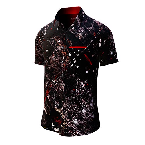 GERMENS Short-sleeved shirt NACHTFUNKELN (266)