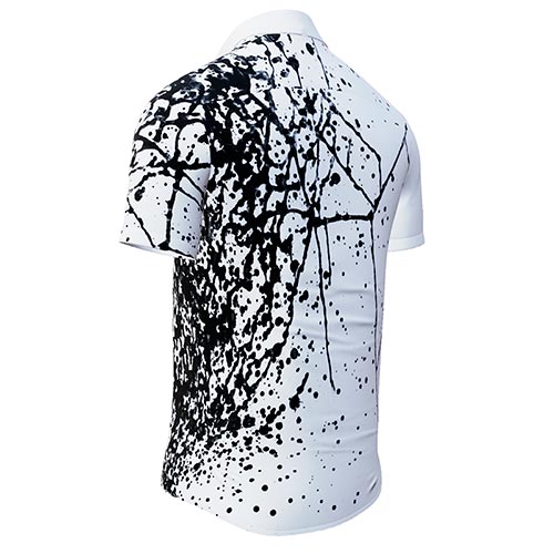 GERMENS Short-sleeved shirt SCHWARMABWEICHLER WEISS (220-1)