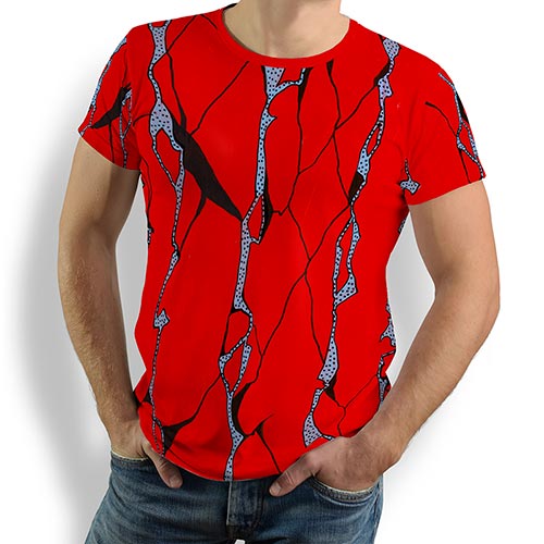 GERMENS Tshirt ROTER FELS (240)