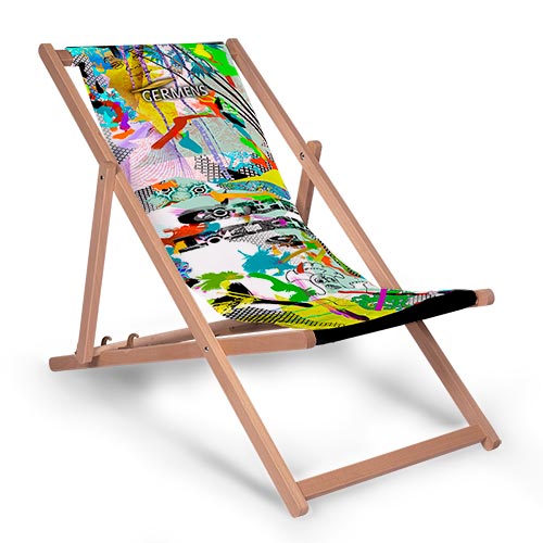 GERMENS® artchair BOOM BOOM BOOM - The cool deck chair for summer