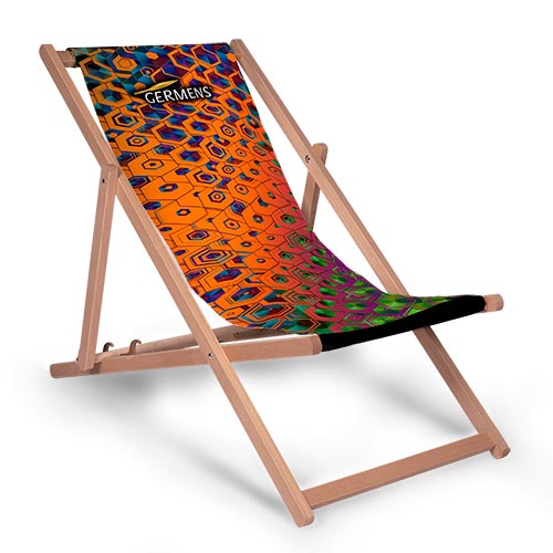 GERMENS® artchair HEXAGON WISMUT - The cool deck chair for summer